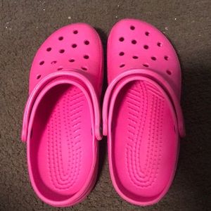 Pink Crocs